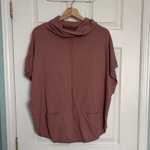 Reitmans cowl neck poncho style sweater